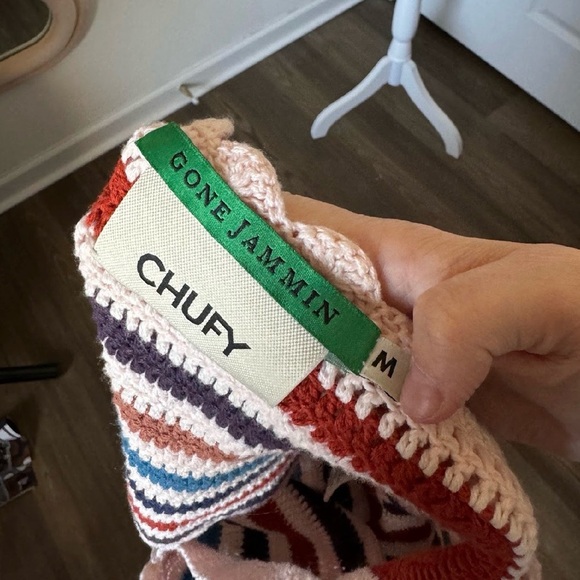 Chufy Gone Jammin Striped Knit Tank Top Medium - Picture 4 of 5